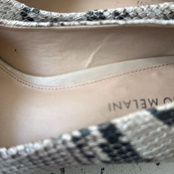 Antonio Melani Paton Leather Elegant Snake Print Stilettos Pumps Heels Size 10M - Picture 11 of 12